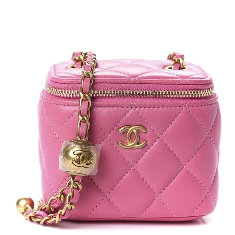 pink chanel vanity bag|Chanel vanity case original.